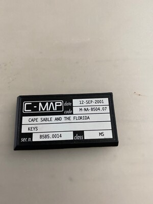 C- Map NA-B504.07, 09/12/2001, Cape Sable to Florida Keys