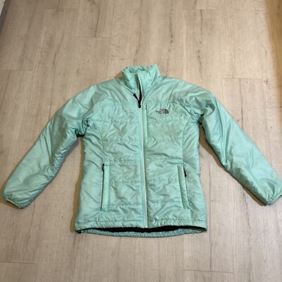 Women s The North Face Modis Lightweight Poly Puffer Jacket Seafoam Green Sz M