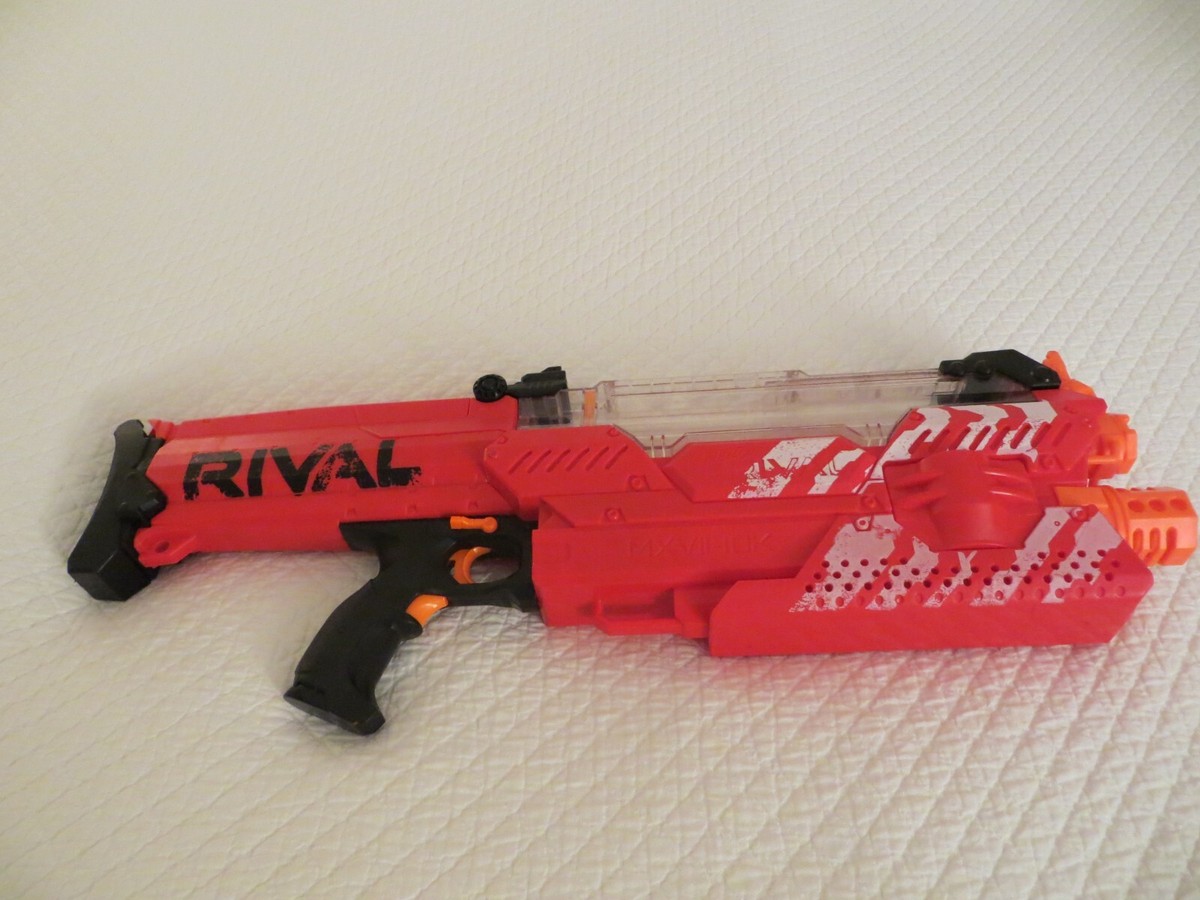 ★エム　美品 MXVII-1200 NERF rival NERF Rival Hera Mxvii 1200 White Combat Blaster w/ 12 rounds