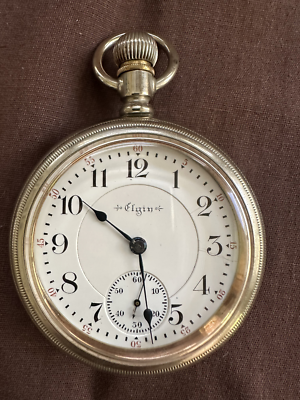 1900 Elgin Grade 252 Model 7 18s 21j Father Time RR grade Pocket