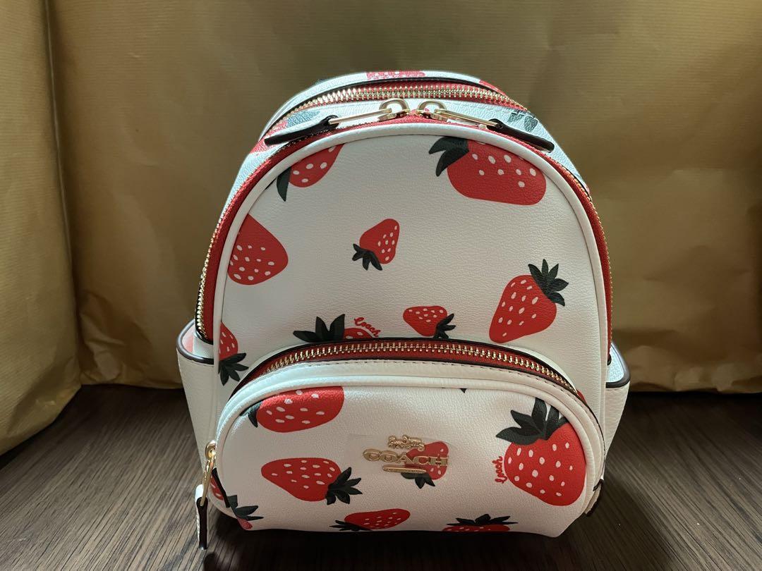 Coach Mini Coat Backpack Rucksack Strawberry CH328 | eBay