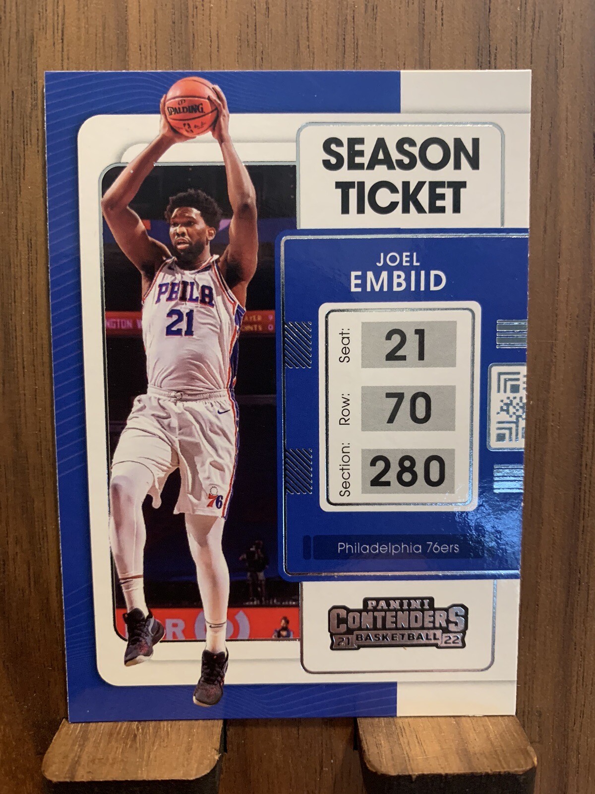 2021-22 Panini Contenders - #67 Joel Embiid