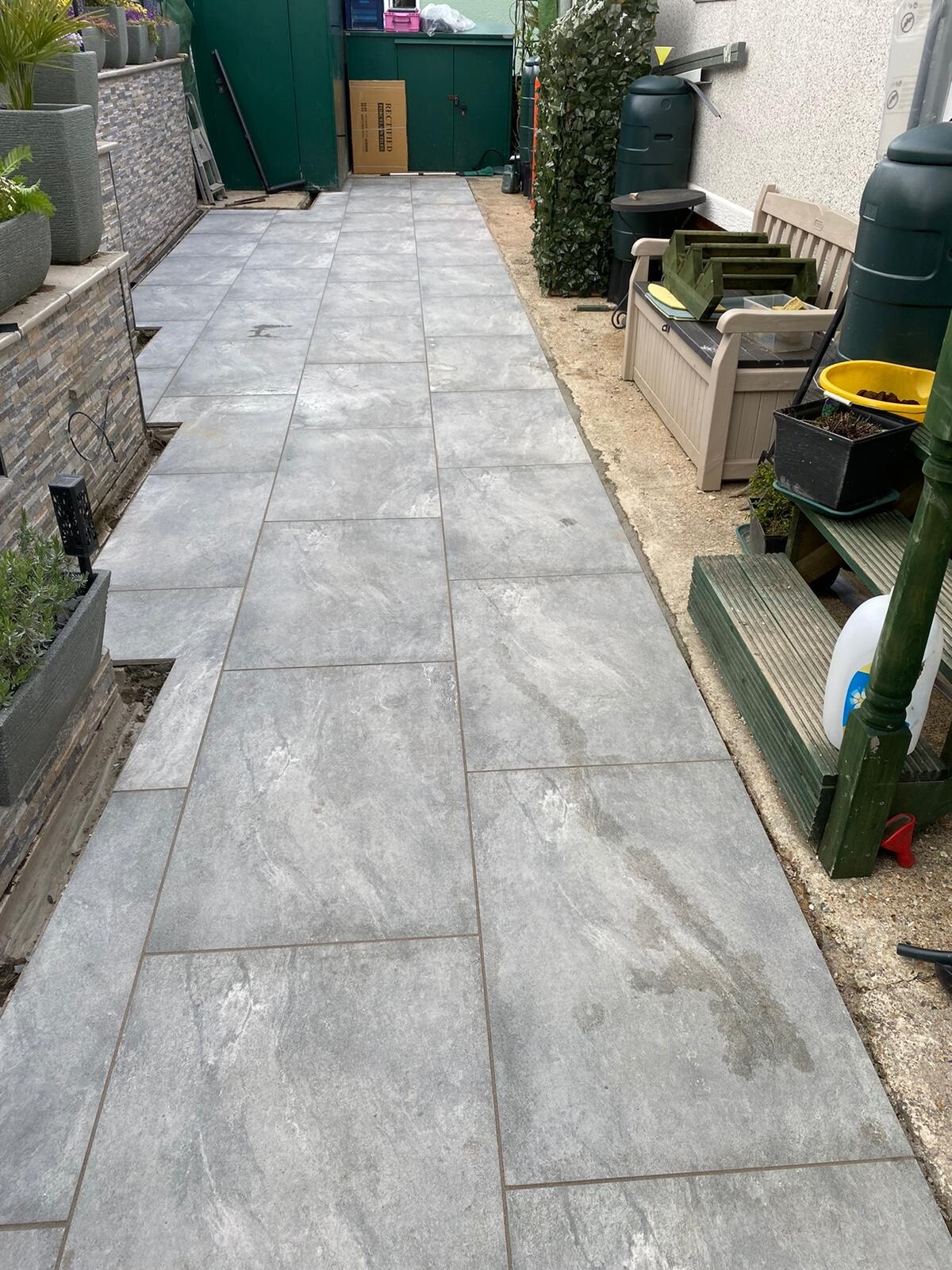 🤩🤩 CLEARANCE Earthcore Grey Porcelain Paving Patio Slabs 600x900mm