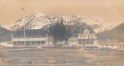 Sitka Alaska Ak ~ Pyramide Peaks ~ 1900s Echt Foto Postkarte