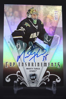 2007-08 Upper Deck The Cup / Cup Enshrinements E-MT Marty Turco 36/50 Dallas !!
