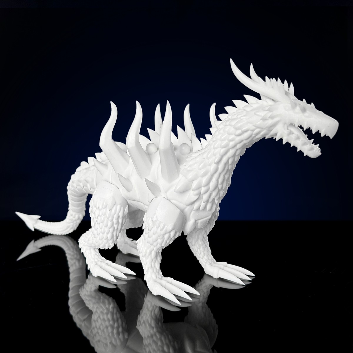 Unpainted Digimon Fanglongmon GK Resin GARAGE KIT FIGURES Model In