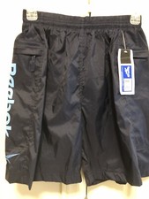 Vintage 1990s Reebok Men's Swim Shorts Trunks Navy Nylon Size LARGE NWT  NOS