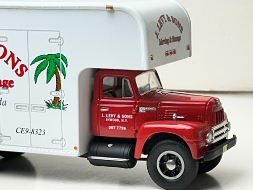 First Gear 1:34 Scale Diecast 1957 International Moving Truck, J Levy & Son - Picture 10 of 18