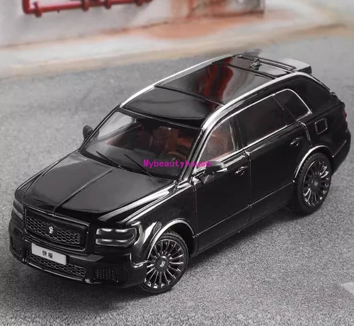 GCD 1:64 Black Century City SUV Sports Model Diecast Metal Car