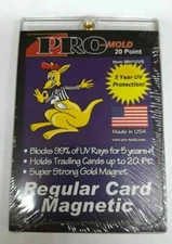 (1) Pro Mold 20pt Magnetic Card Holder One Touch Made in USA Free Shipping!