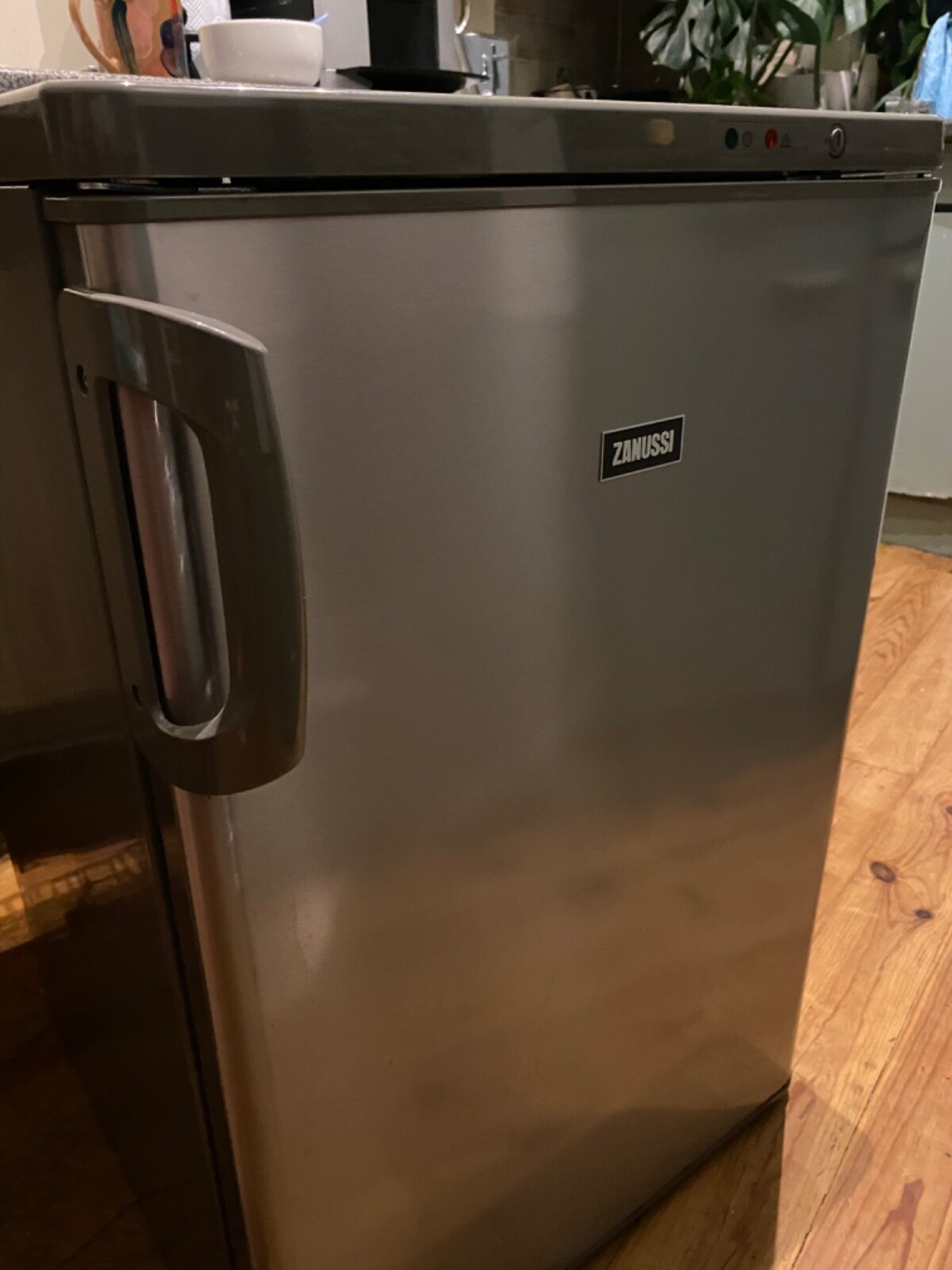 Silver Zanussi Under counter Freezer in perfect condition eBay