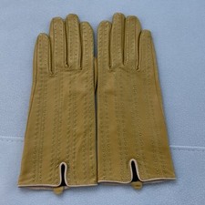 Gloves for Woman Vtg Soft Genuine leather Size M