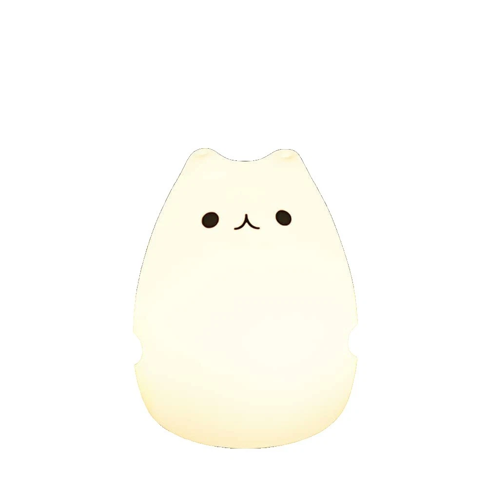 Luces de noche con batería blanca de vacaciones