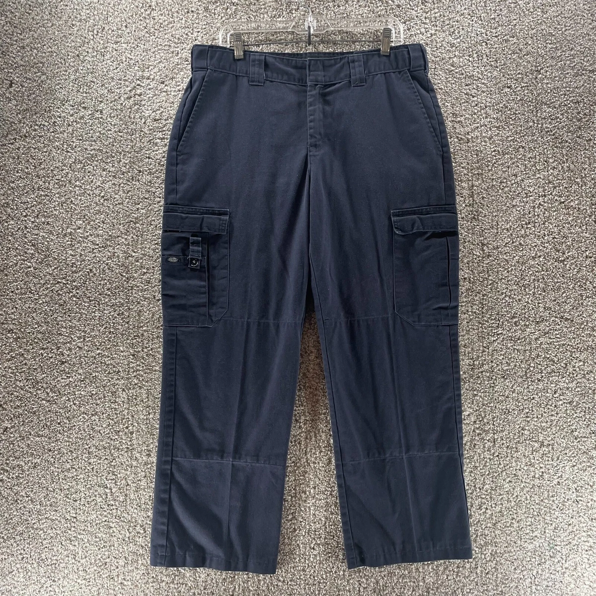 Dickies Pants Womens 14 Cargo Workwear BDU Firefighter EMS 28 Inch Inseam  Blue