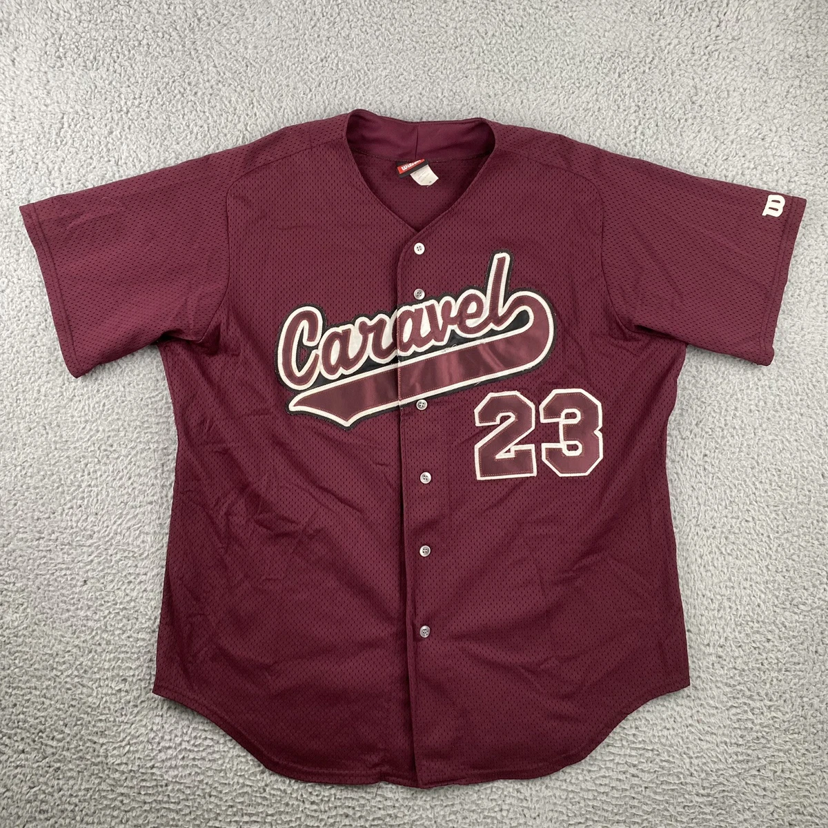 Burgundy cheap baseball jersey