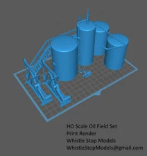 HO Scale Oil Field Set HO7004
