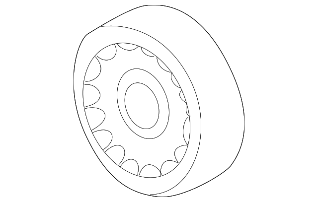 Genuine GM Air Conditioning Drive Belt Idler Pulley 12557334