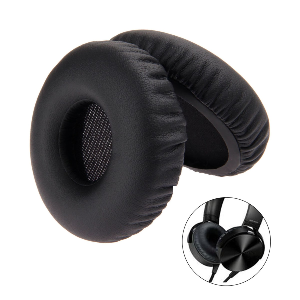 Headset Earpads Cushion for Sony XB450 XB 450 MDR-XB450AP/B Extra