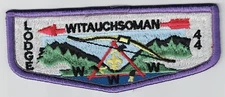 Witauchsoman OA Lodge 44 S25 Flap - Purple over Brown Bdr (see description)