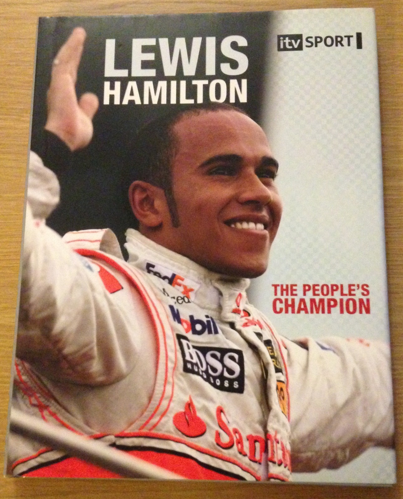 LEWIS HAMILTON THE PEOPLE'S CHAMPION Bruce Jones Book (Hardback) NEW