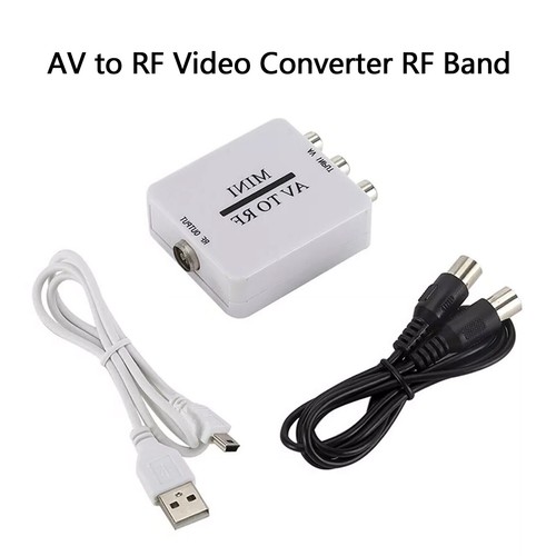 RCA/Composite A/V To RF/Coax/Coaxial Converter RF Modulator AV 2 COAX Adapter - Picture 6 of 15