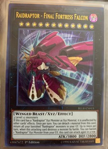 Yu Gi Oh Individual Cards Final Fortress Falcon 1st Edition Bllr En015 Raidraptor Ultra Rare Woodland Resort Com