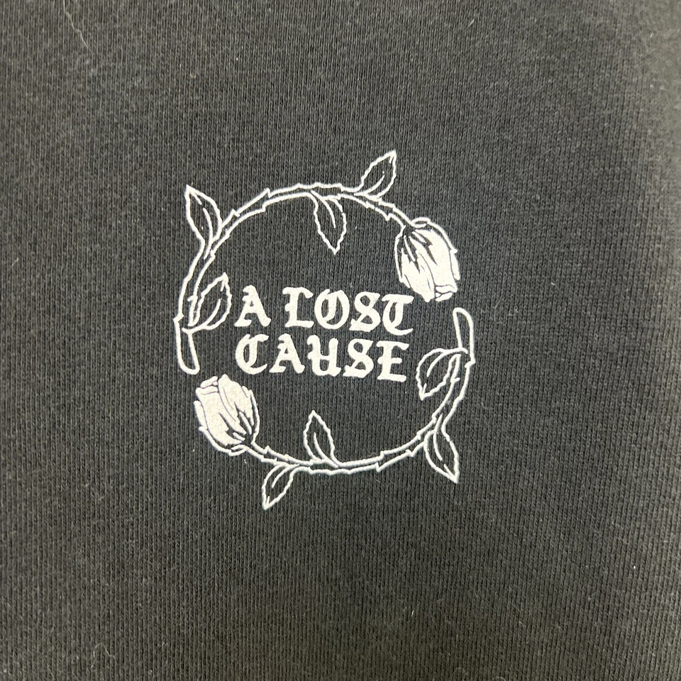 Sudadera con capucha A Lost Cause para mujer talla pequeña sudadera con capucha gráfica en ambos lados Foto 3 de 4
