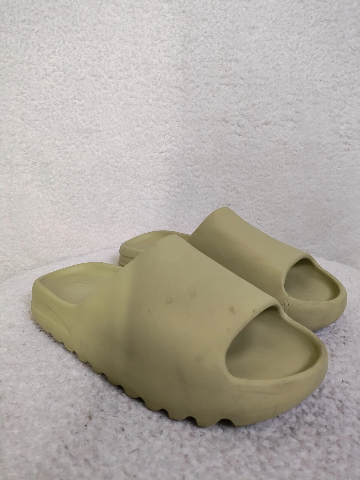 Adidas Yeezy sandali donna 10 resina gomma impermeabili plateau scarpe basse