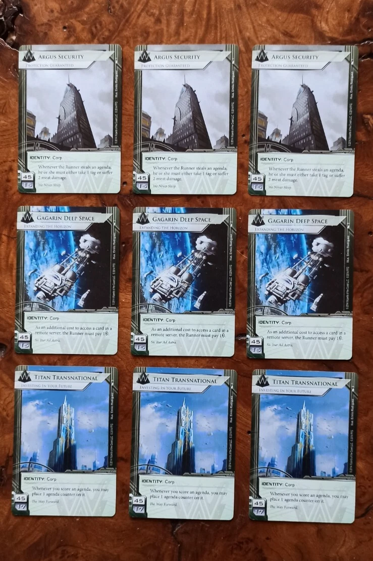 Jeu De Cartes Android Netrunner - Extension Red Sand - Set Complet 120 Cartes - Occasion