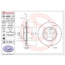 2x Bremsscheibe vorne für Mercedes A-Klasse W169 B-Klasse W245 | 621133