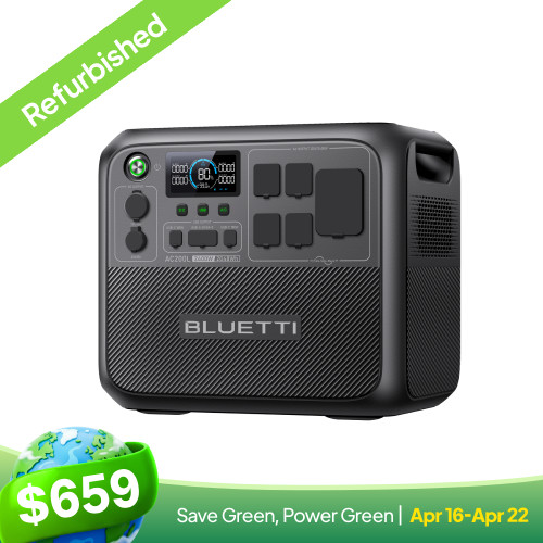 BLUETTI AC200L 2400W 2048Wh Portable Power Station for Camping/RV/Road Trip