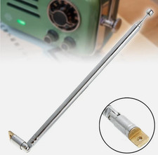 165-650mm 6 Sections Telescopic Antenna Aerial Radio For DAB FM TV Replacement