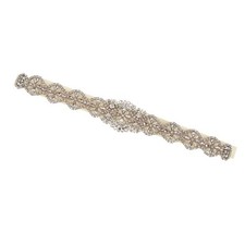 Vintage Braut Strass Perlen Applique Sash Brautkleid Gürtel