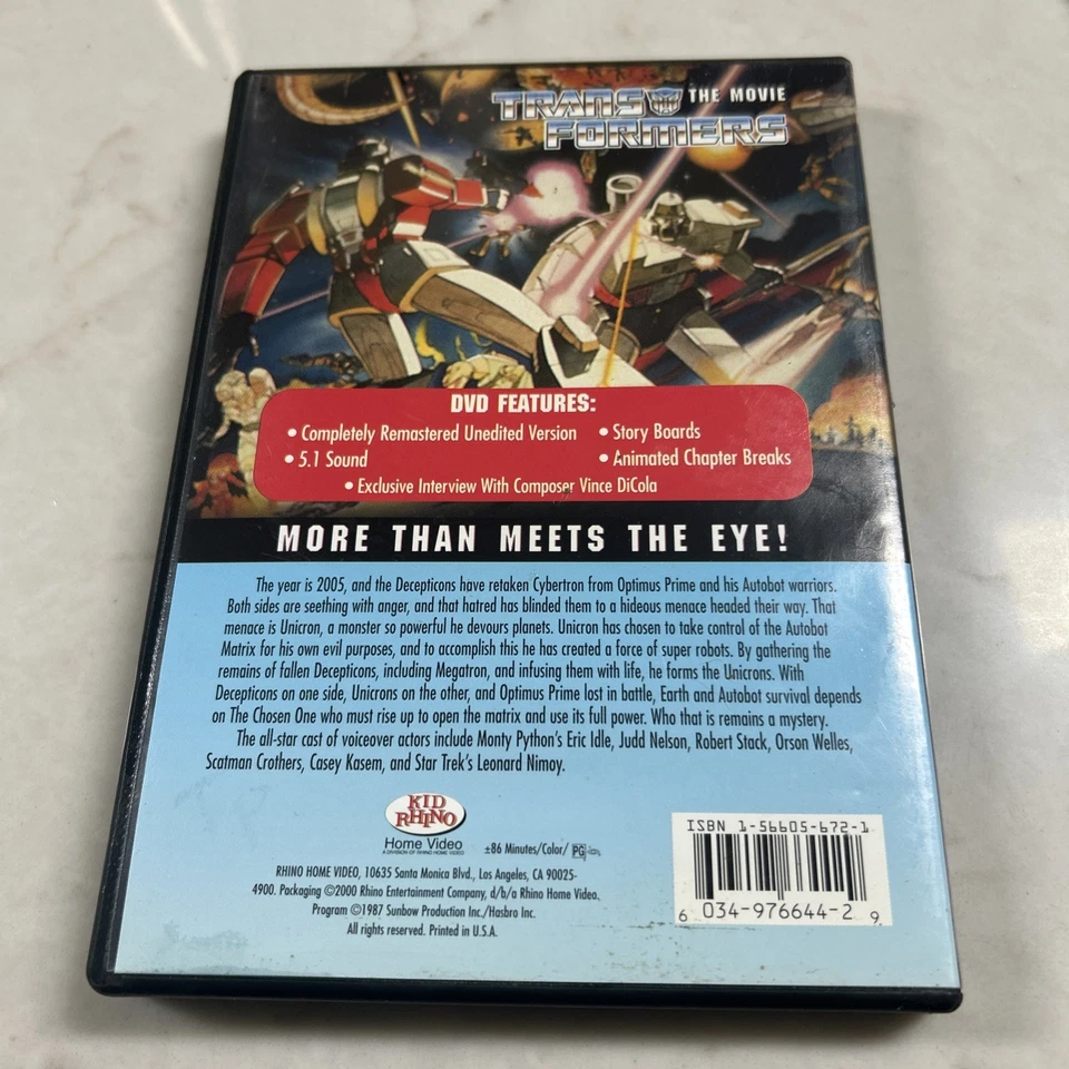 Transformers: The Movie (VHS, 2000, Special Collectors Edition) - Image 2 of 4