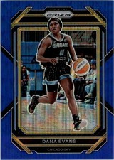 2023 Panini Prizm WNBA Prizms Blue Wave #59 Dana Evans - BSK