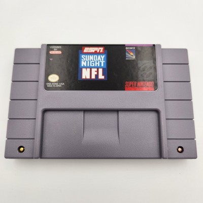 ESPN Sunday Night NFL - SNES Super Nintendo - Cart Only, Tested, Working 