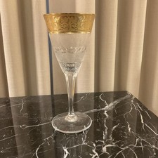 Bicchieri acqua vintage Moser fascia oro Spendide