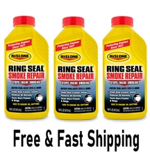 Rislone 4416 High Mileage Ring Seal Smoke Repair Automotive Additive, 16 oz, 3Pk
