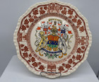 Dominion of Canada Plate Masons Patent Ironstone  Made in England 10 1/2 inches