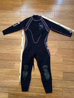 Aqua Lung Aquaflex Woman s Wetsuit 3mm Size 12 NEW Black/Grey With Pink Trim