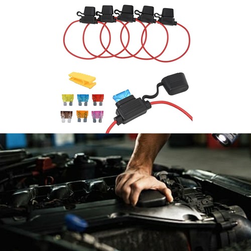 Easy Install 16AWG Waterproof Fuse Holder for Car Truck Electrical Safety - Picture 9 of 18