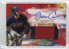 2020 Topps Inception Patch Red /25 Jake Cave #IAP-JC Patch Auto 1p1x