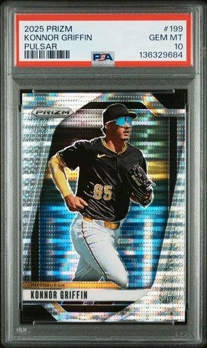 2025 Prizm Konnor Griffin Pulsar RC PSA 10 #221/499
