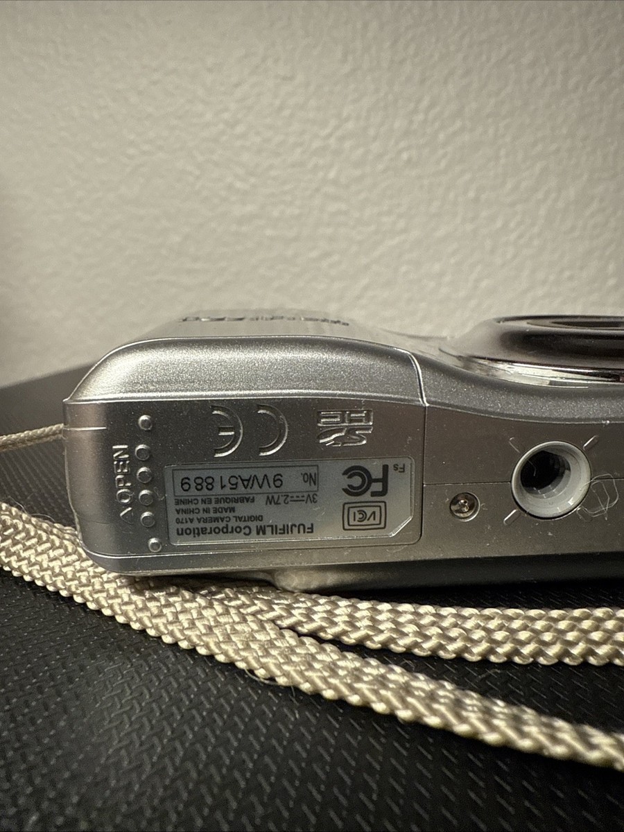Fujifilm FinePix A170 Digital Camera 10.2MP Silver Zoom Error | eBay