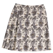 Hermes Skirt Long Total Pattern Silk Bottoms Womens 38 (equivalent Used MOLO-0