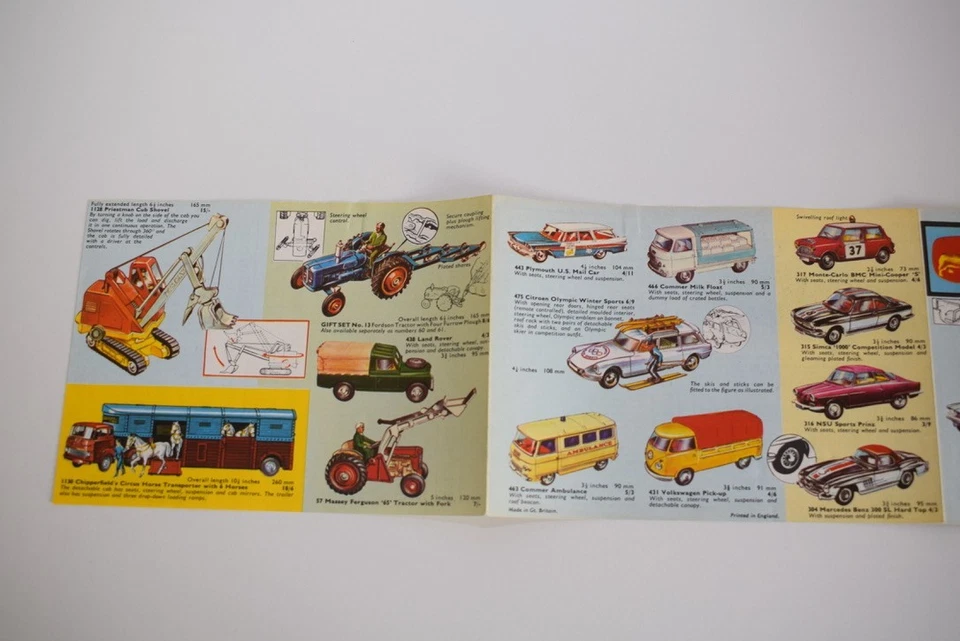 B93 CATALOGO CARTELLA VOLANTINO CORGI TOYS 1964 UK U.K. EXC. COND. - Immagine 2 di 4