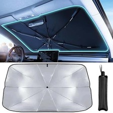 57 Car Windshield Sun Shade Foldable Umbrella Front Window Cover Visor Umbrella