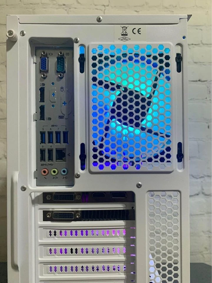 Custom RGB Gaming Desktop PC Intel Core i7 3.40 Quad 16 GB SSD Nvidia 1660 Super - Image 2 of 4