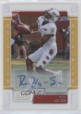 2019 Score Rookies Gold Zone Signatures /50 Rock Ya-Sin #436 Auto et6