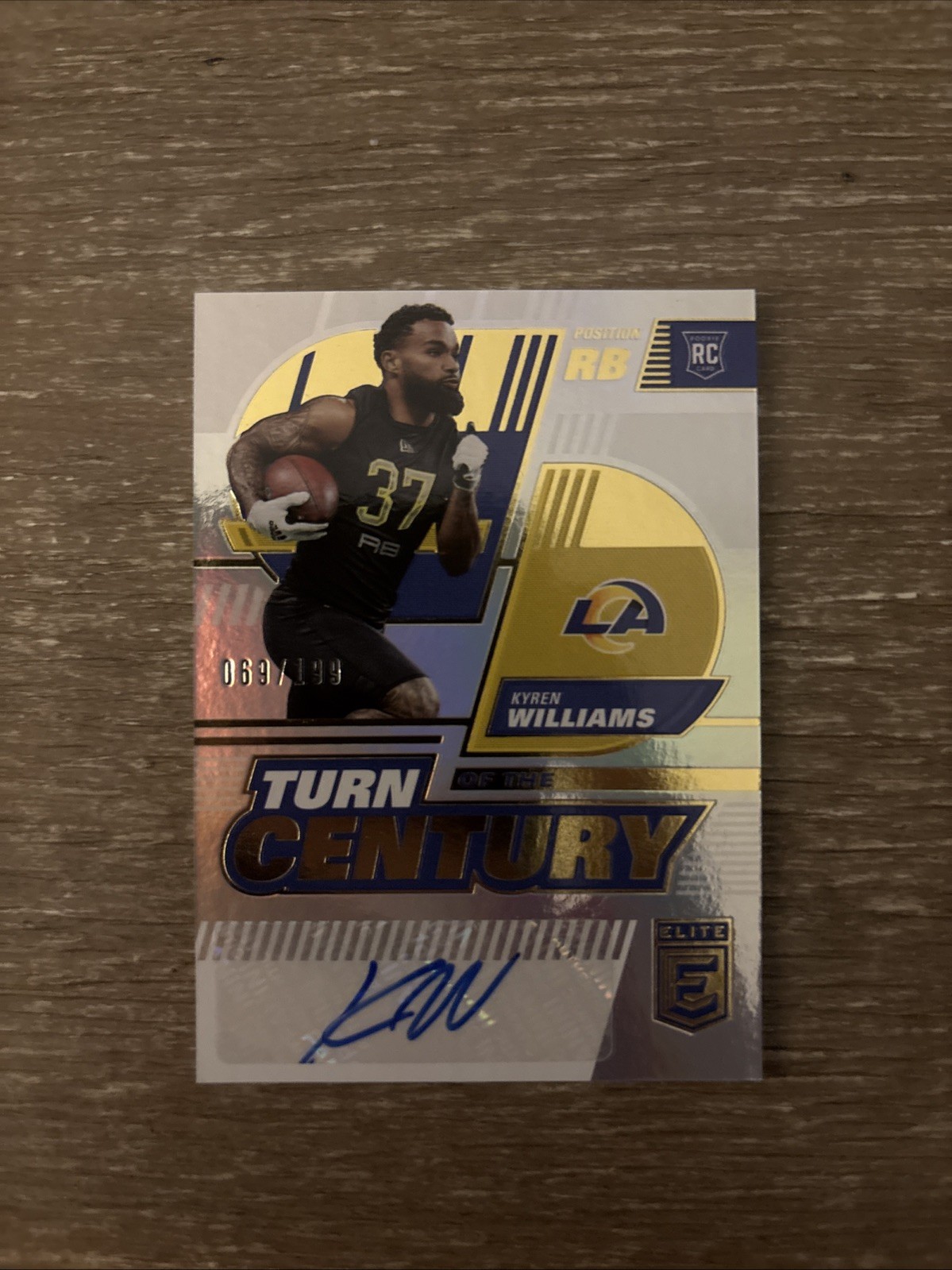 Kyren Williams Panini Donruss Elite Turn of the Century Autographs #TC95 Base